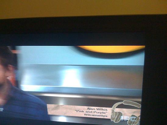 My very first television chyron! Thank you IFC and Dinner With The Band! #fb